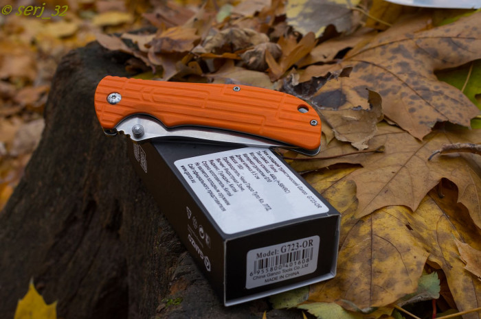 Нож Ganzo G723M, оранжевый  