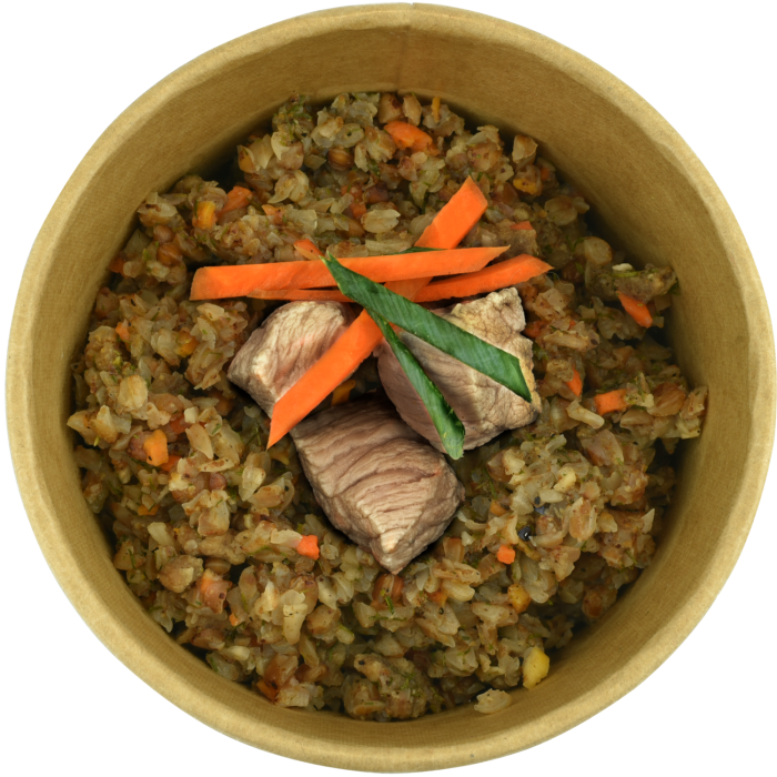 Гречневая каша с телятиной Happy Elk (упаковка для запаривания) AM0001  