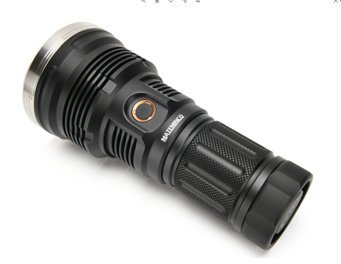 Фонарь Mateminсo MT90 Plus, черный  