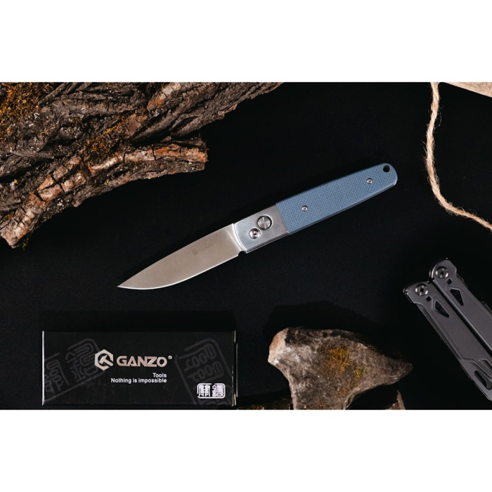 Нож складной Ganzo G7211-GY серый  