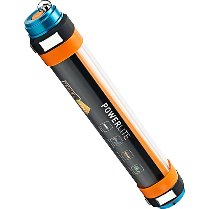 Фонарь UAD аккумуляторный 25 см светодиодный повербанк водонепроницаемый с магнитом, 5200 мАч  