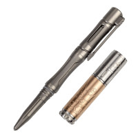 Набор Fenix: тактическая ручка T5Ti и фонарь F15 (серая ручка и фонарь)