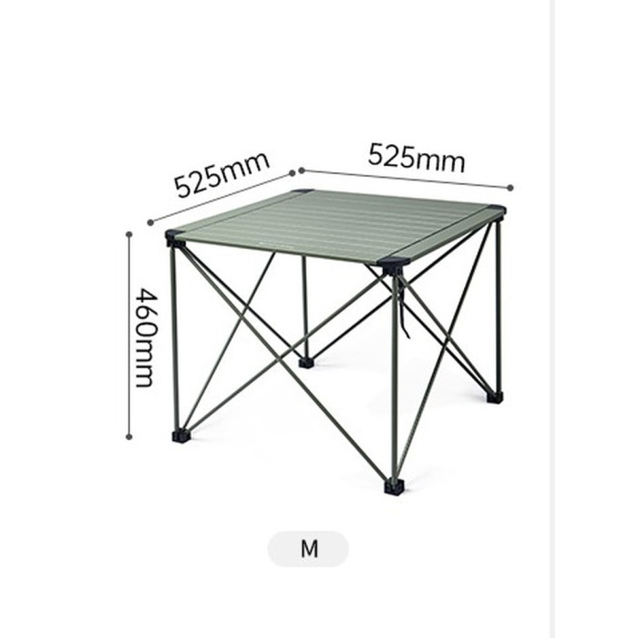 Складной стол Naturehike CNK2450JJ013, M, алюминий, серый  