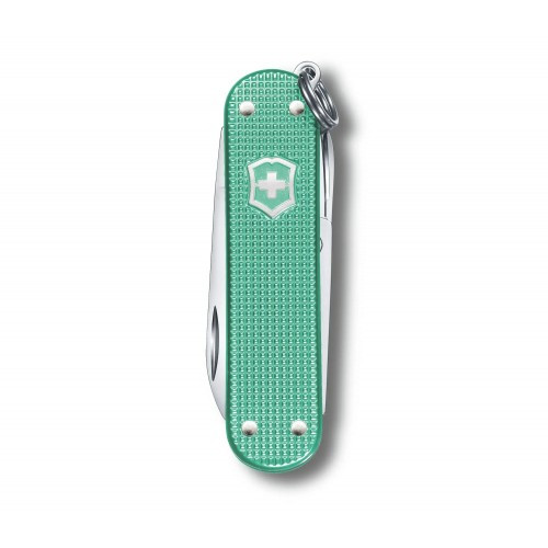 Классический нож-брелок Swiss Army Knife, Classic SD Alox Colors, 58 mm, Minty Mint, Gift Box  
