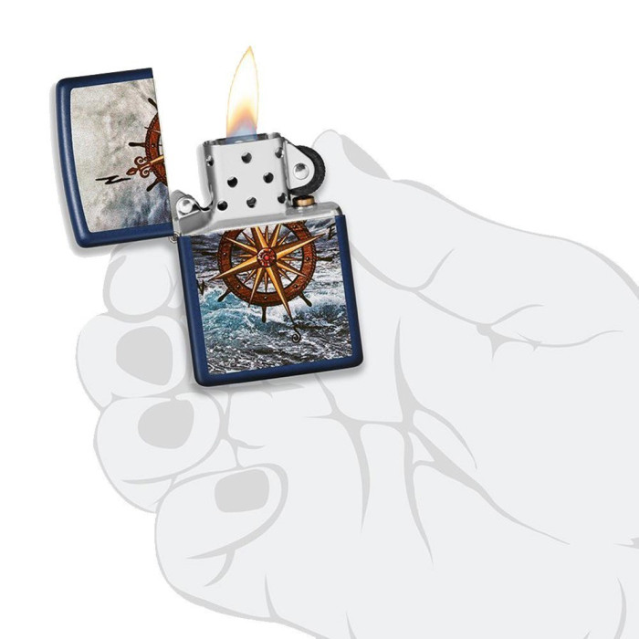 Зажигалка  Zippo 239 Compass Design 49408  