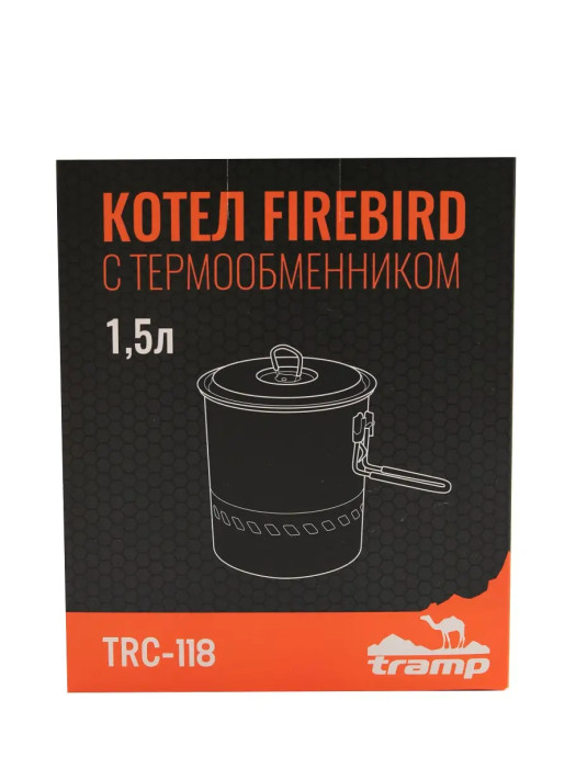 Котел с теплообменником Tramp Firebird 1,5л UTRC-118  