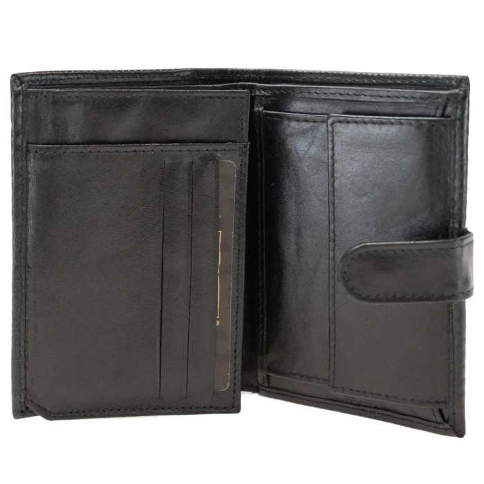 Портмоне мужское кожаное Semi Line RFID Black (P8270-0)  