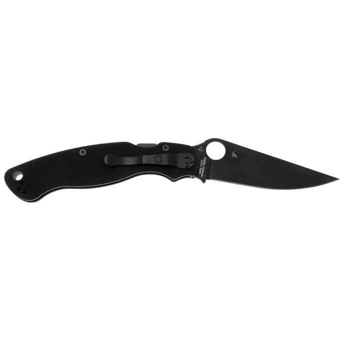 Нож Spyderco Military 2 Black Blade, G-10  