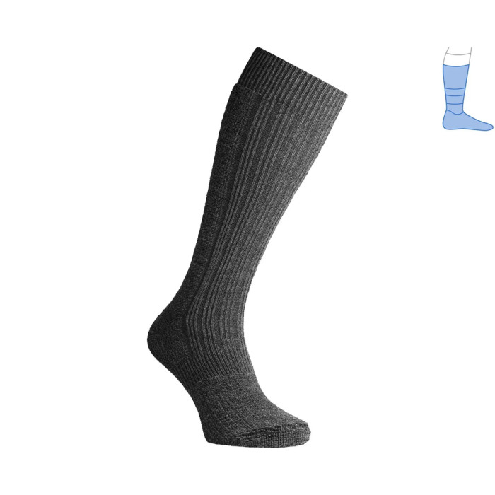 Термо носки защитные зимние Protector LongWinter Active темно-серые M 41-43  