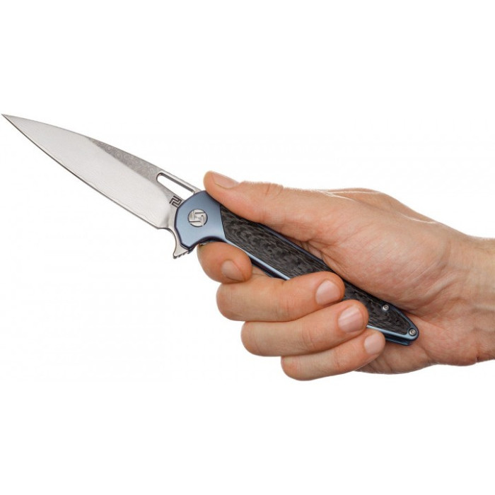 Нож Artisan Archaeo Damascus Titanium  