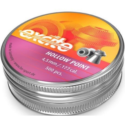 Пули пневматические H&amp;N Excite Hollow Point 500 шт/уп 0,46 г 4,5 мм (14530107)