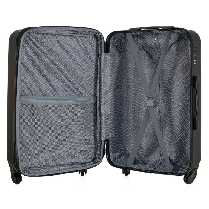 Чемодан Semi Line 24" (M) Black (T5925-2)