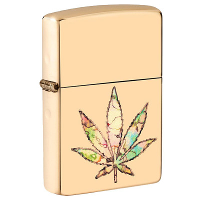 Зажигалка Zippo 254B Pot Leaf Fusion Design (49240)