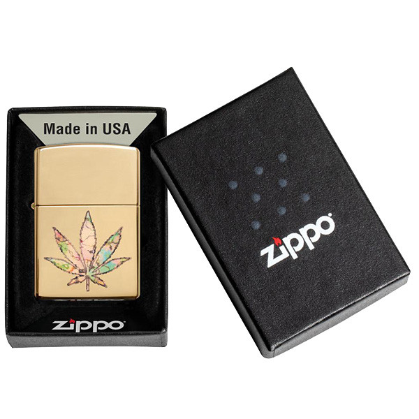 Зажигалка Zippo 254B Pot Leaf Fusion Design (49240)  