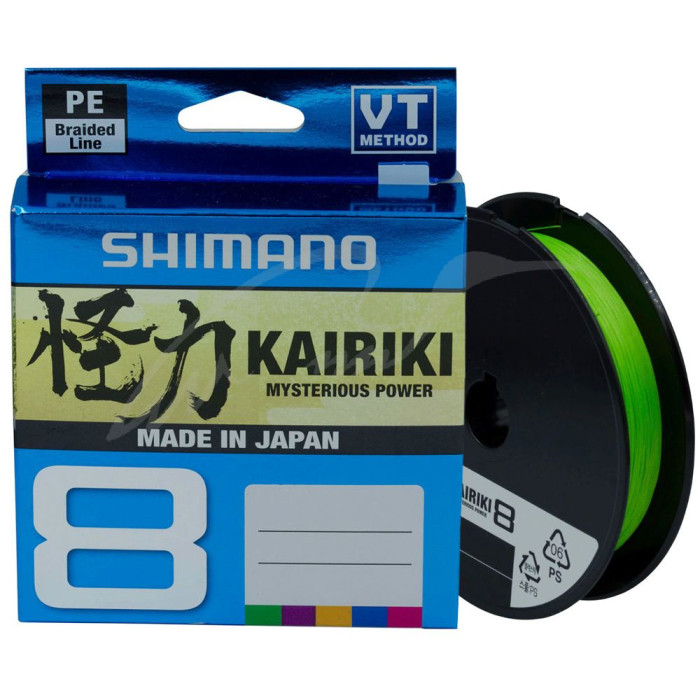 Шнур Shimano Kairiki 8 PE (Mantis Green) 150m 0.10mm 6.5kg  