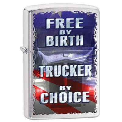 Зажигалка Zippo 200 Free By Birth 29078