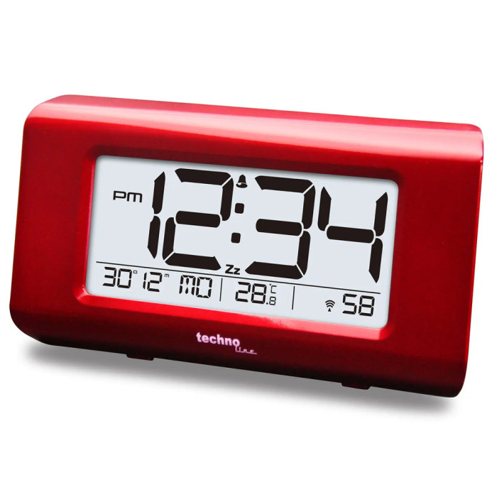 Часы настольные Technoline WT197 Red (WT197)  