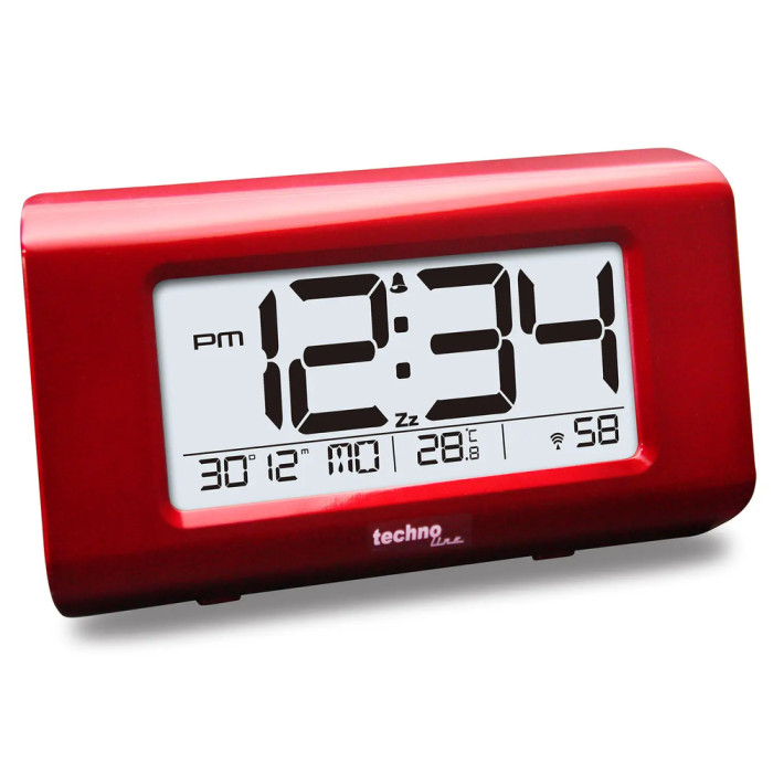 Часы настольные Technoline WT197 Red (WT197)  