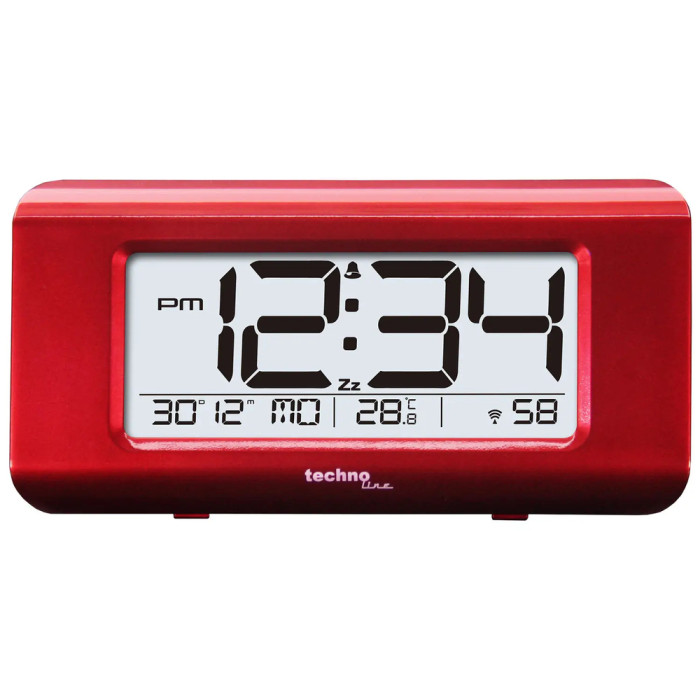 Часы настольные Technoline WT197 Red (WT197)  