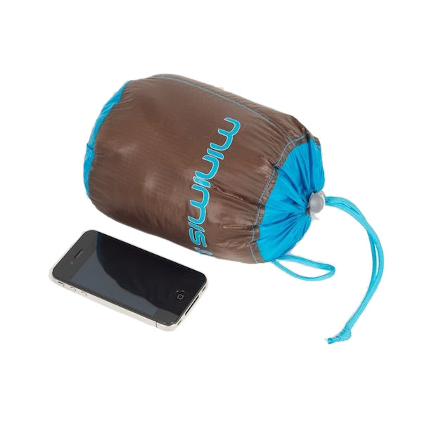 Спальный мешок Sir Joseph Minimis 325, черный/бирюзовый, 190  