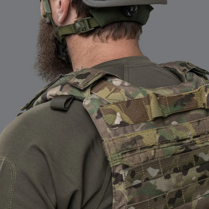 Плитоноска Ukrarmor IBV (аналог IOTV). Увеличена площадь защиты S/M Мультикам  