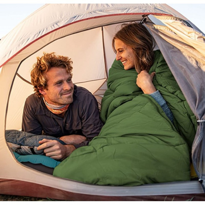 Спальный мешок Naturehike F150 NH22MSD05, правый зеленый  