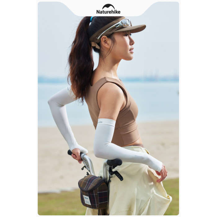 Солнцезащитные рукава Naturehike CYY2421ZB010, светло-салатовые  