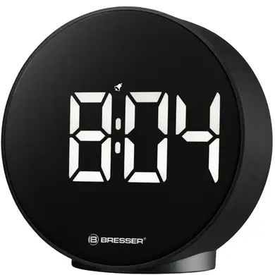 Часы настольные Bresser MyTime Echo FXR Black (8010071CM3WHI)  