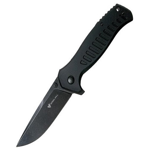 Нож Steel Will Barghest черный stonewash (SWF37-03) 