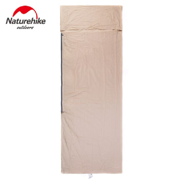 Подкладка для спального мешка Naturehike NH15S012-D (размер M), хлопок, бежевый  