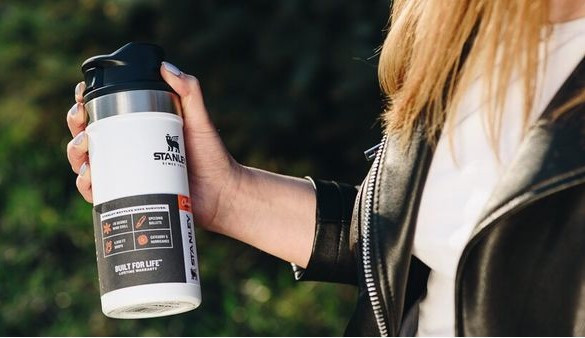 Термочашка Stanley Classic Trigger-action Hammertone Green 0.35 л  