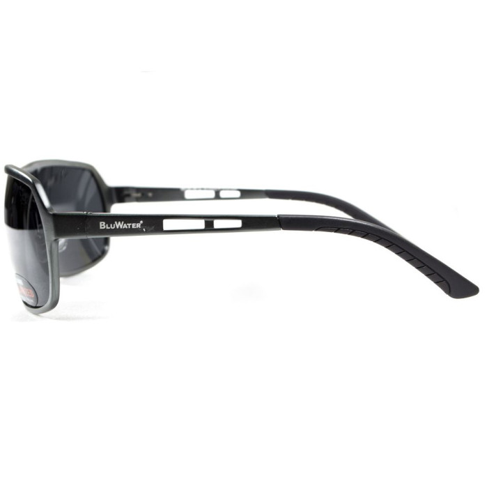 Очки BluWater Alumination-4 Gun Metal Polarized (gray) черные  