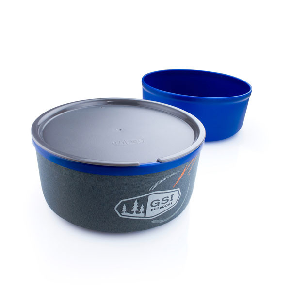 Миска GSI Outdoors Ultralight Nesting Bowl + Mug (синяя)  