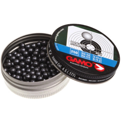 Пульки Gamo Round 0,53гр, 250 шт. кал.4,5