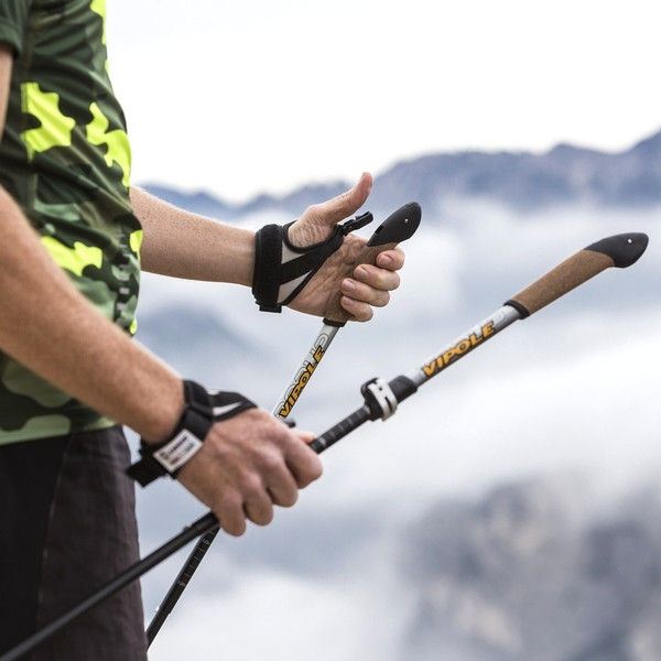 Палки для скандинавской ходьбы Vipole Traveller Pop Up Top-Click Grey DLX S1864  