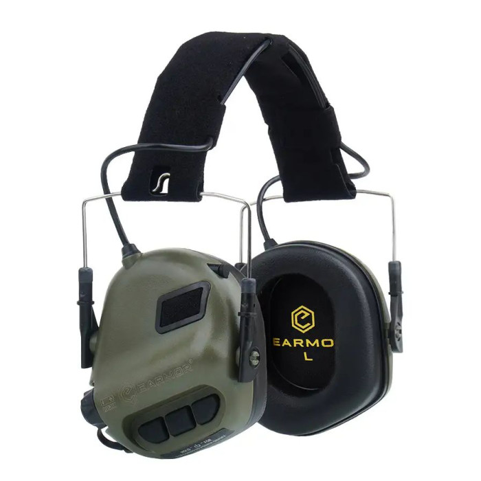 Активные наушники Earmor M31, с держателем на голову green  