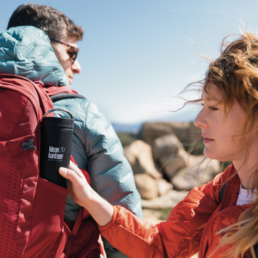 Термочашка Klean Kanteen TKWide Cafe Cap Shale Black Matt 592 ml  