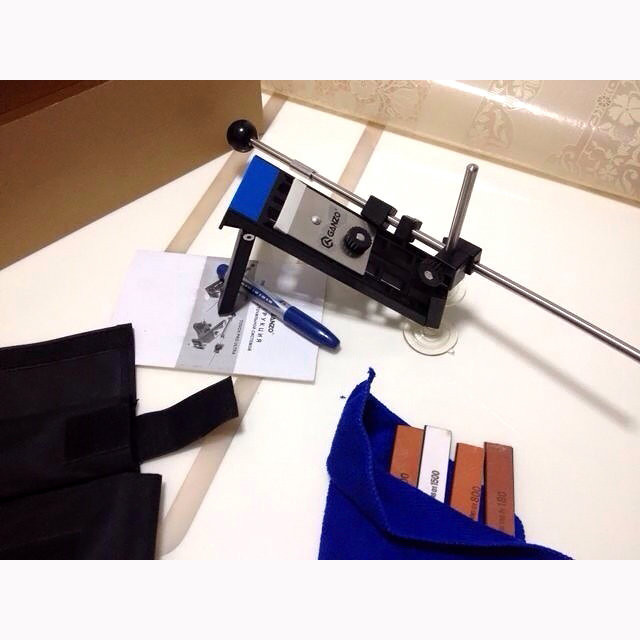 Точильный набор Ganzo Touch Pro Diamond Kit (3 алмазных камня + круглый магнит)  