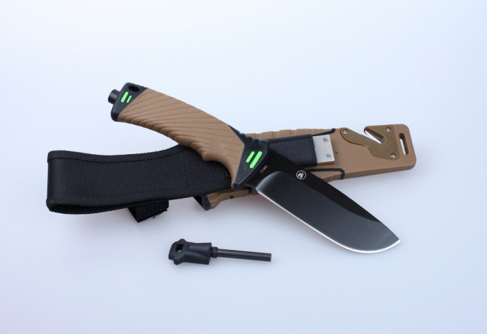 Нож Ganzo G8012, коричневый  