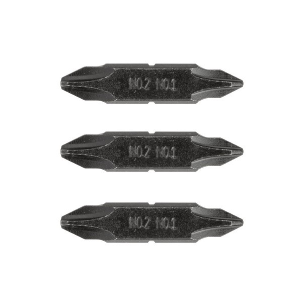 Набор Leatherman из трех двусторонних бит с крестовыми отвертками №1 и №2 PHILLIPS 