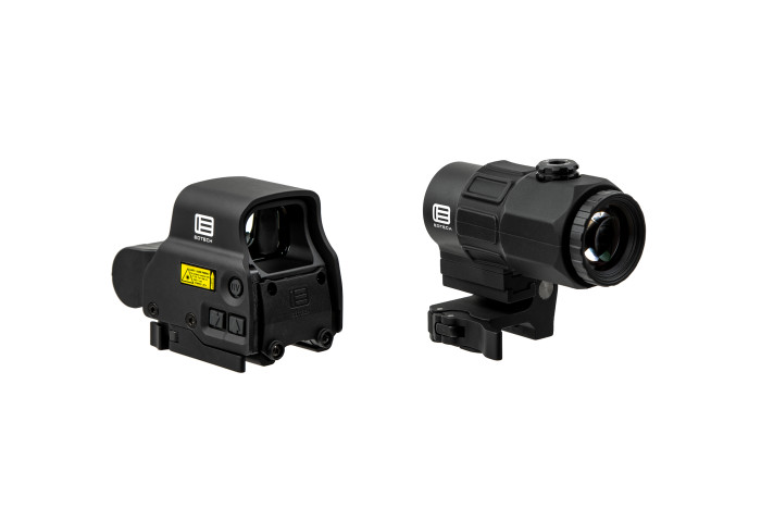 Комплект EOTech прицел коллиматорный EXPS3-4 с компактным увеличителем G45 5х (HHS V)  
