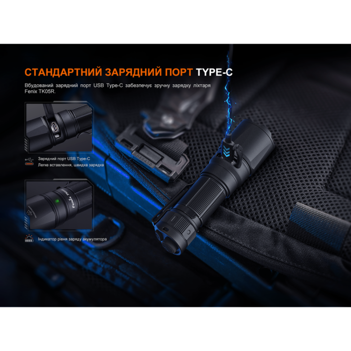Тактический фонарь ручной Fenix ​​TK05R  