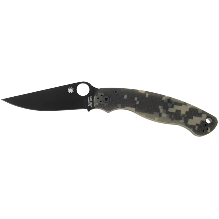 Нож Spyderco Military 2 Black Blade, G-10 camo  