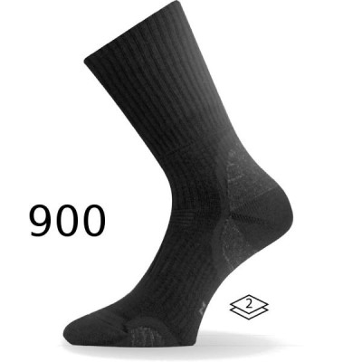 Термоноски для трекинга Lasting TKA 900 черные, L