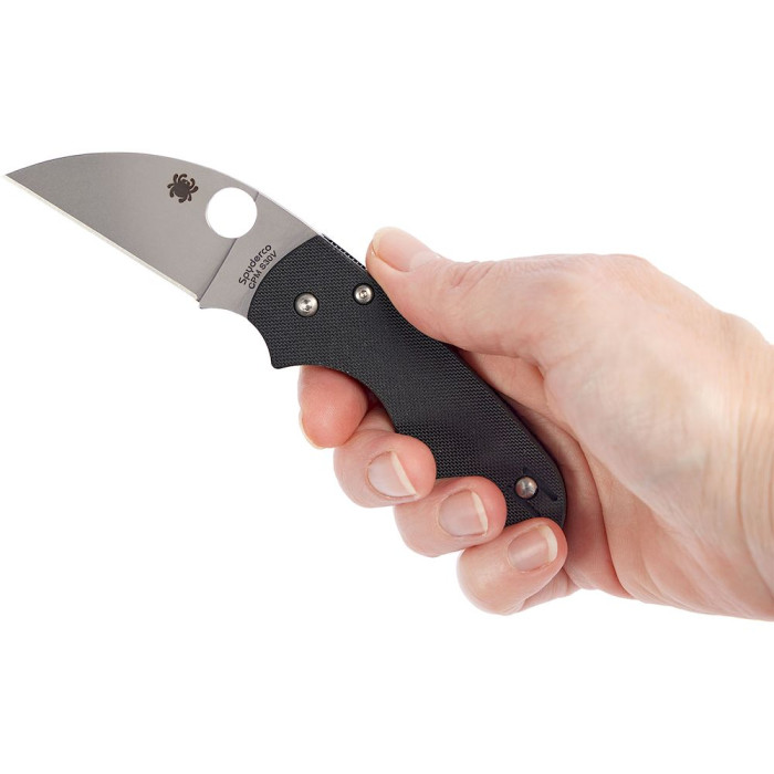 Нож Spyderco Lil' Native G-10 Wharncliffe, black (C230GPWC)  