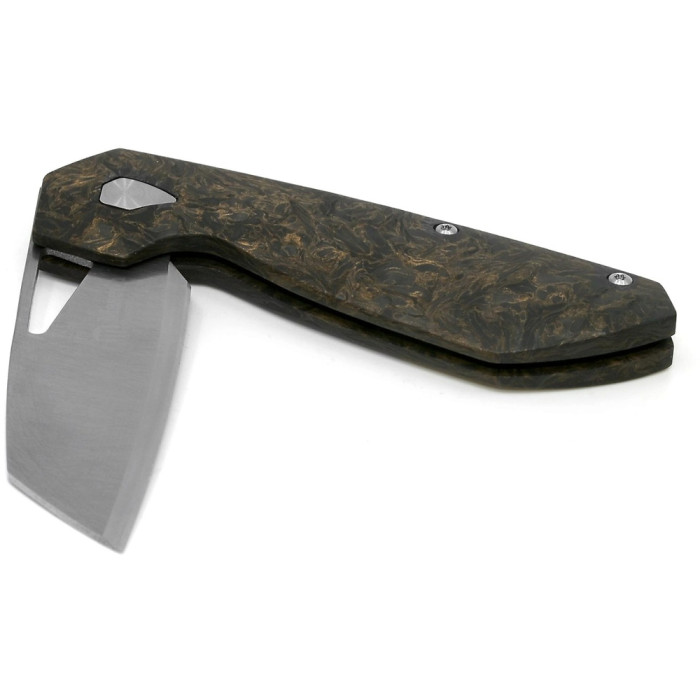 Нож Maserin W1 Tungsteno, карбид вольфрама, fat carbon, черно-золотистый  