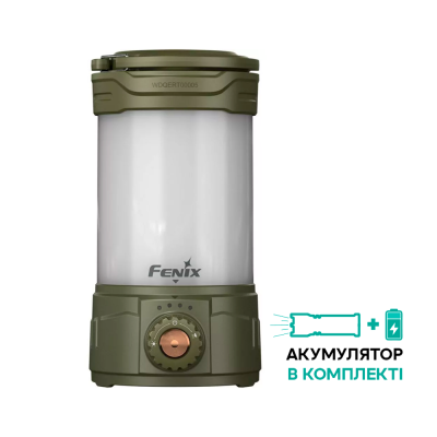 Фонарь кемпинговый Fenix CL26R Pro, темно-зеленый