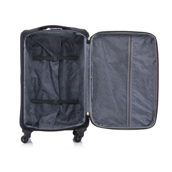 Чемодан Semi Line 24" (M) Black (T5961-2)