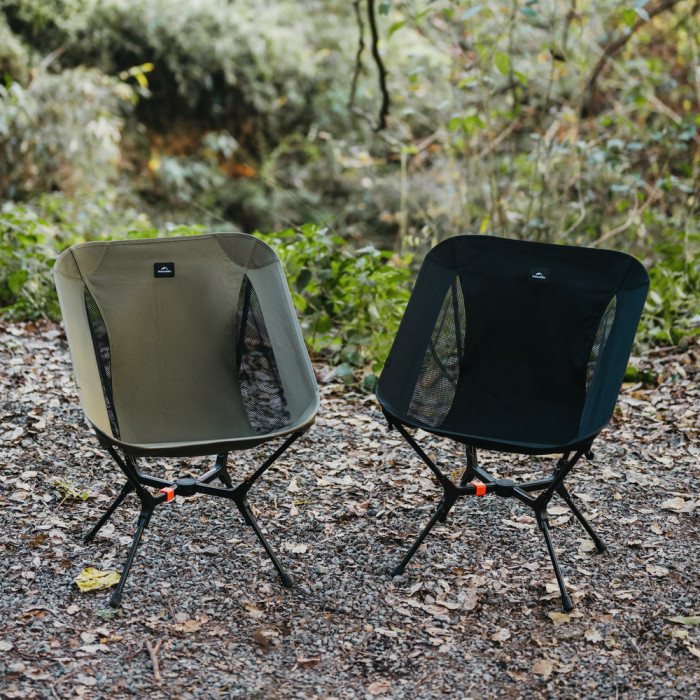 Стул складной ультралегкий Naturehike CNK2550JJ013 Yamami YL01, размер М, алюминий, оливковый  