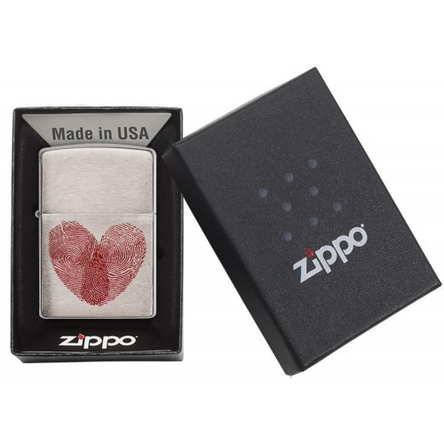 Зажигалка Zippo 200 Heart Thumbprints 29068  